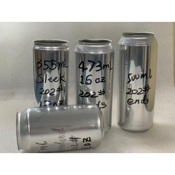 40HC personalized customizable 12oz Brite bulk Beer cans Factory
