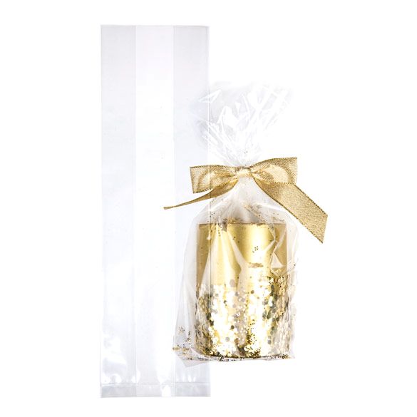 Plastic Cellophane LDPE HDPE Side Gusset Bags Resealable Clear Flat