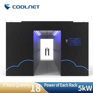 China 120 KVA Modular Data Centers Computer Room Hot Aisle Cold Aisle System on sale