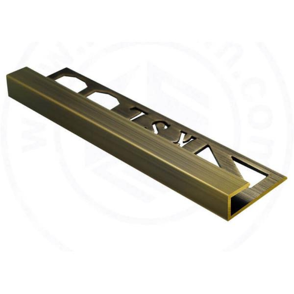 Bronze Retro Brass Tile Trim Upscale Luxury Brass Metal Tile Trim