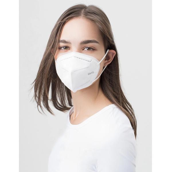 Breathable KN95 Medical Mask Disposable Folding FFP2 Mask For Public Occasions