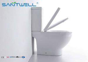 China American Standard  Siphonic Ceramic Toilet Dual Flush Normal Height Round Front WC with Liner White 2-Piece on sale