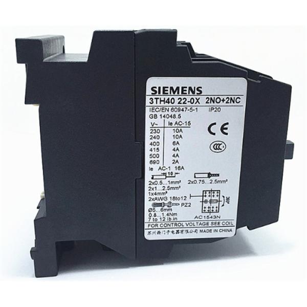 3TH4 Time Delay Relay / 8 Pole 10 Pole Contactor Relay Switch