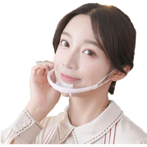 Lightweight Droplets Prevention Transparent Plastic Face Mask