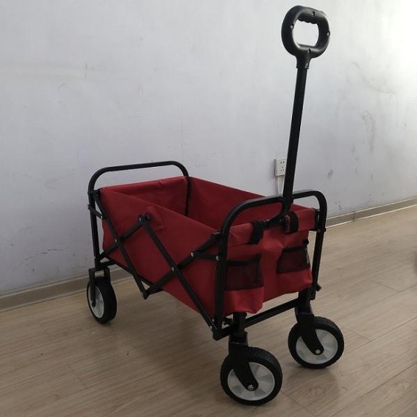 Small Size Collapsible Wagon Cart 94cm Garden Collapsible Utility Wagon Child