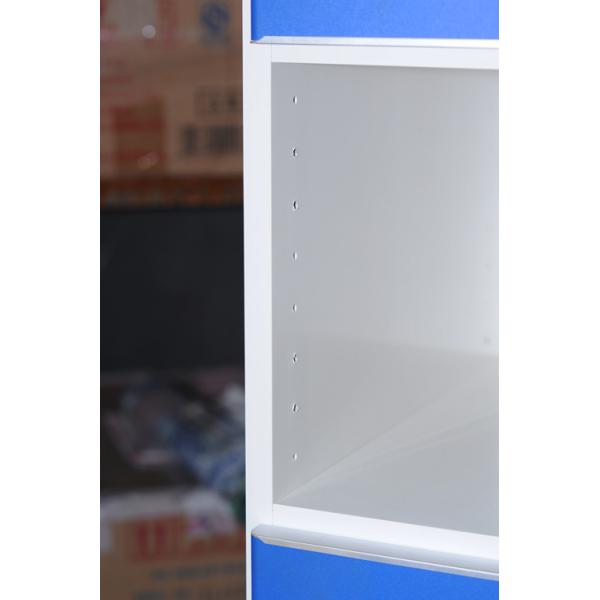 Triple Tier Lockers For Factory , Odour Resistant Keyless Blue School Lockers