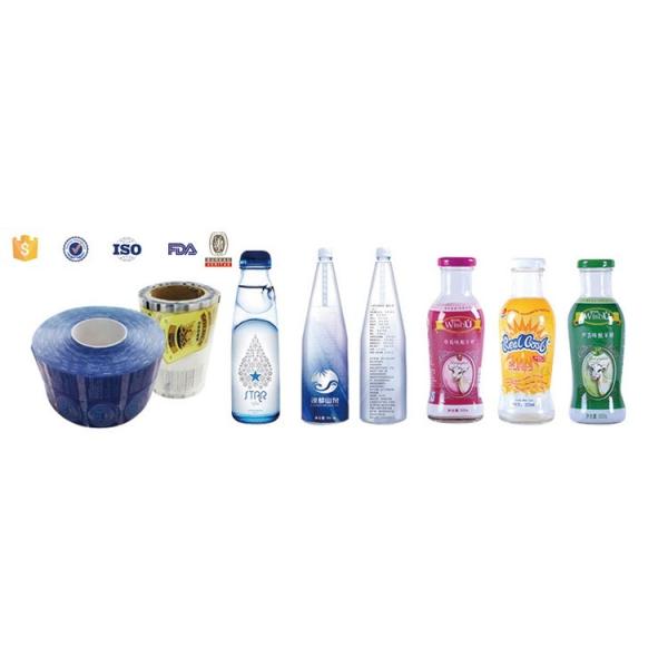 PVC / PET Shrink Sleeve Labels Shrink Wrap Sleeves For Bottles / Cans