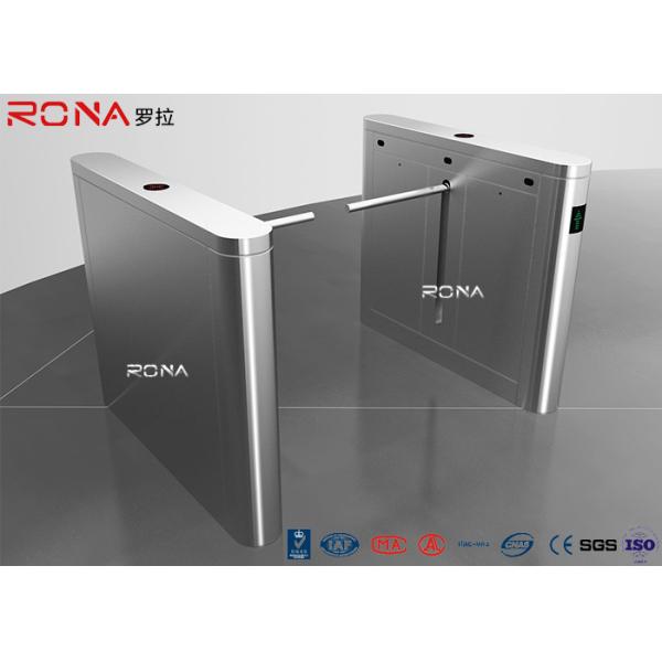 Bidirectional Ir Sensor Drop Arm Turnstile 550mm ~1.2m Passage Width 4 Pair Infrared