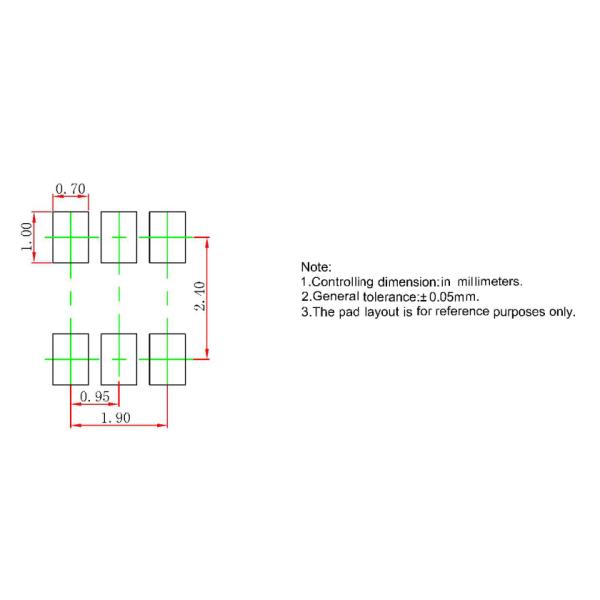8205A Dual N Channel Mosfet Power Transistor SOT-23-6L MOSFETS 6.0 A VDSS
