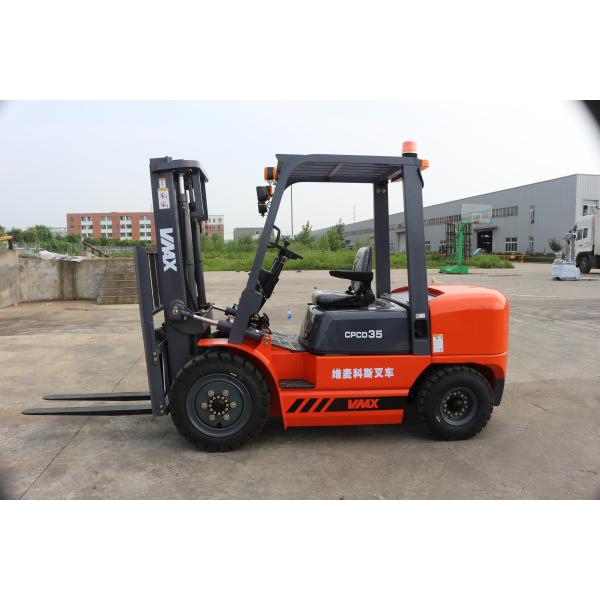 3500kgs Loading Capacity Diesel Engine Forklift Truck Automatic Transmission