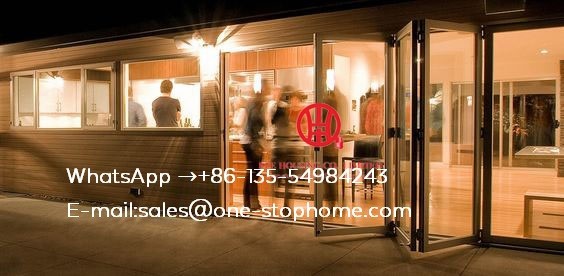 Decorative grill design aluminium glass folding doors exterior,aluminum fiberglass soundproof bi fold interior door