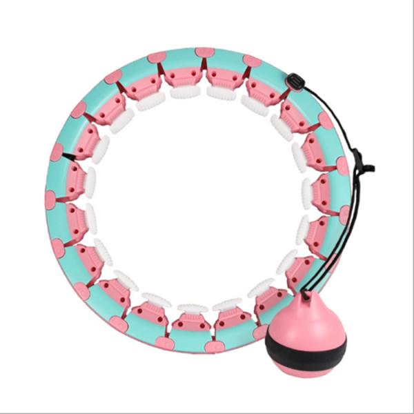 Body Slimming Detachable Fitness Hula Hoops With Mobile Gravity Ball