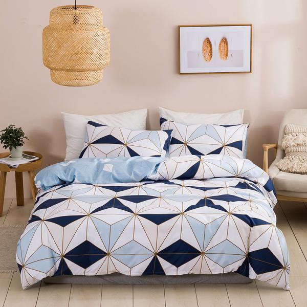Customized Digital Printed Bed Sets Lightweight Duvet Cover Bedsheet Bed Sheet Bedding Set