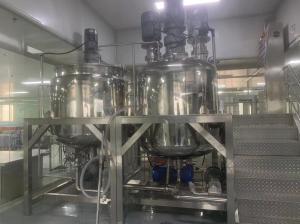  50-5000L Cosmetic Emulsifier Mixer Chemicals Processing Equipment 1 Year Warranty Manufactures