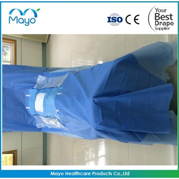 CE Disposable Sterile Laparoscopy Drape with fluid collection pouch