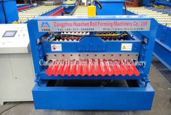 High Speed Steel Roofing Sheet Roll Forming Machine with Flying Cutting