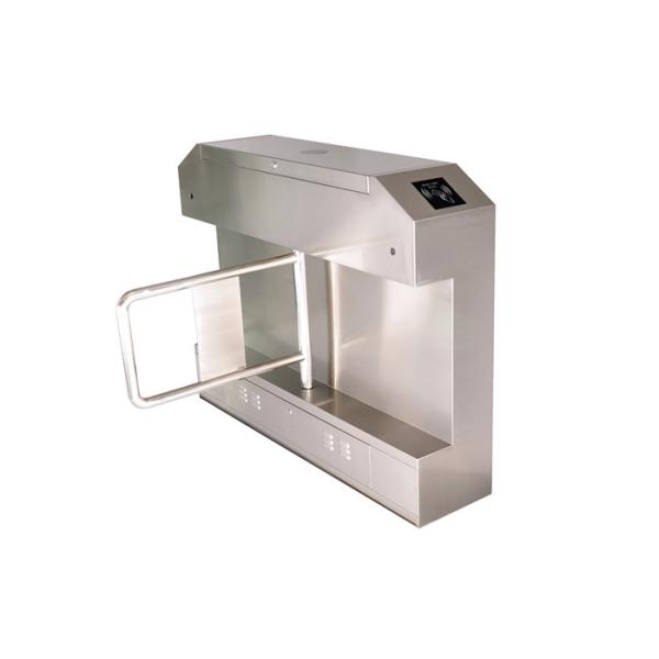 304 Stainless Steel Biometric Access Control Swing Barrier Gate with Infrared Photocell