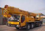 Pickup Truck Crane With 50 Ton Capacity , Mobile Construction Crane Yellow