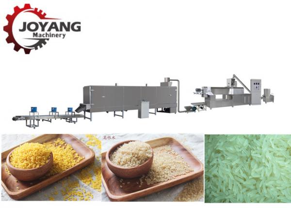 Quality Twin - Screw Artificial Rice Making Machine Fortified Rice Kernel Production for sale