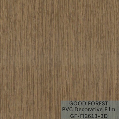 Flowability PVC Decorative Film Scratch Resistance Wooden Grain
