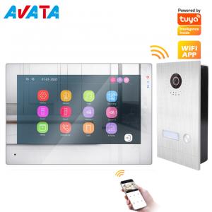  Mobile Phone Tuya APP Remote Control System Apartment Video Intercom Video Doorbell two way intercom Manufactures