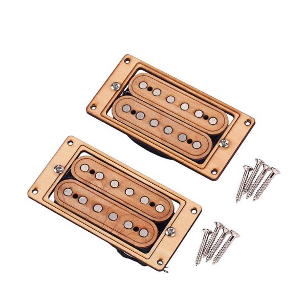 Maple Noiseless Rosewood ST FD SG Style Guitar Pickups Dual Coil