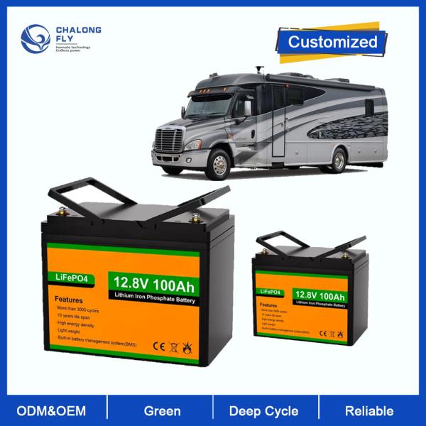 LiFePO4 Lithium Battery OEM ODM 12V 100Ah 150Ah 200Ah Deep Cycle Battery For Marine/Solar/RV/Golf Cart/Trolling Motor