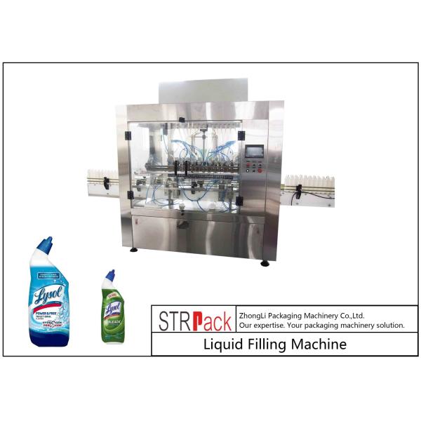 100ml - 1L Automatic Liquid Bottle Filling Machine ,  / Bleach / Acid Filling Machine