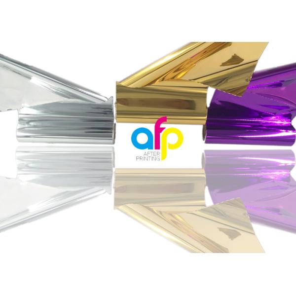Colorful Laser Holographic Foil , ISO9001 Approval Hot Foil Rolls For Stamping