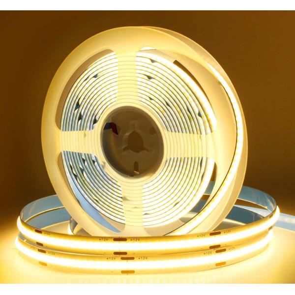 Indoor Decoration COB Flexible LED Strip Lights DC12V 320 Leds Ribbon LED Light Strip