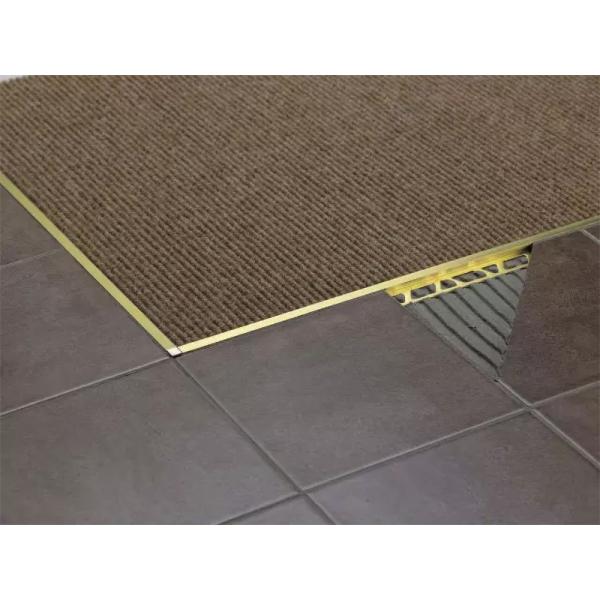 2.5m Aluminium Tile Trim Finishing Strip Tile Edge Trim For Wooden Floor