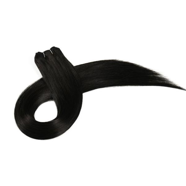 30-Day Return Policy Brazilian Human Hair Weft Extensions with Cuticle Intact