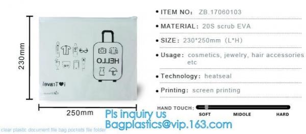 Quart plastic slider bag Storage Bags custom printed slider zip bags, slider zipper bags for apparel clothes, swimwear p