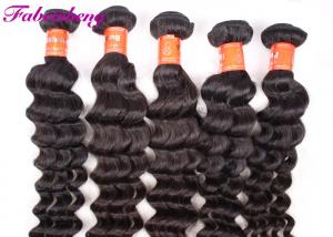  100 Percent Human Hair Extensions , Indian Virgin Hair No Tangle No Lice Manufactures