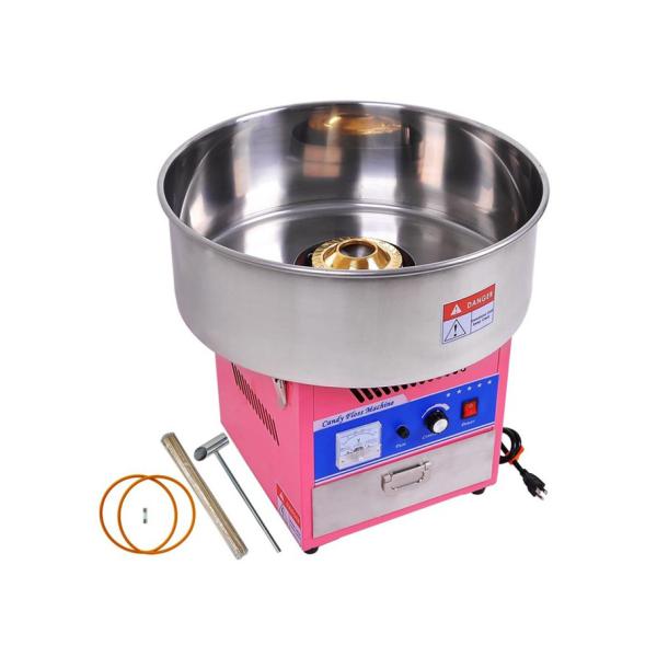 Stainless Steel Snack Bar Equipment / Electric Cotton Candy Floss Machine