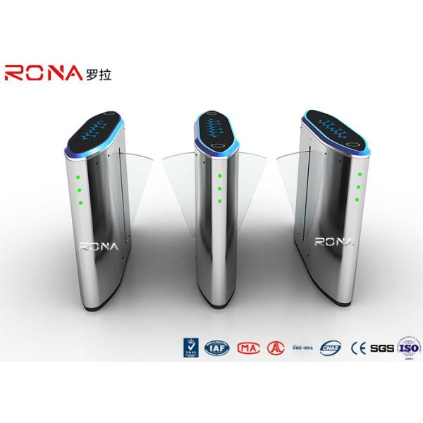 Access Control Turnstile Barrier Gate Drawing Process RS232 / RS485 Communications Port
