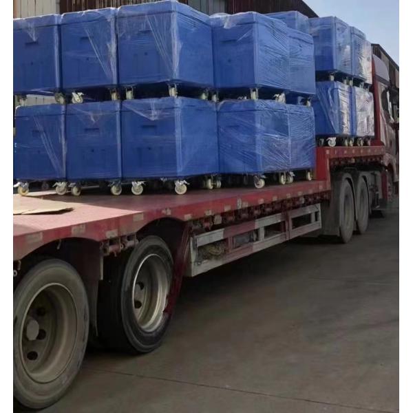 Plastic Large Dry Ice Storage Container On Wheels Chest Box Dry Ice Transport Freezer