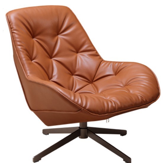 Industrial Modern Design Genuine Leather Leisure Chesterfields Single Seater Chair