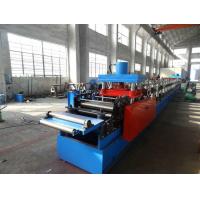 China Gcr15 Roller / Chain Drive PLC Control CZ Purlin Roll Forming Machine for sale
