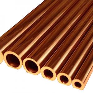 8mm Diameter Copper Pipe Straight C12000  Copper Material 32mm Tube Customized Manufactures