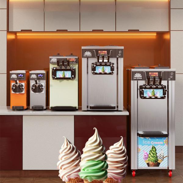 15-20L/H 304/316 Stainless Steel Ice Cream Making Machine 3 Flavor