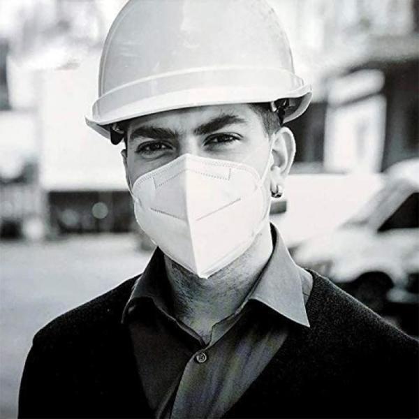 White N95 Dust Mask Activated Carbon Filter Insert Anti Droplet Transmission