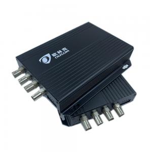  FC Port 1310nm Cctv Camera Video Converter , BNC To Fiber Media Converter Rack Mounted Manufactures
