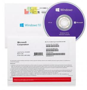  Multi Language FQC 08929 Microsoft Windows 10 Pro OEM pack 32Bit 64bit OEM DVD package Win10 Product Key windows 10 pro Manufactures