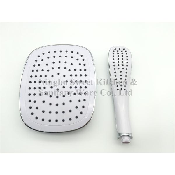 ABS chrome plating single function shower head hand shower set overhead shower rain spray shower set toilet