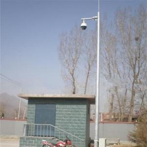  H10m Hot Dip Galvanized CCTV Camera Pole / Surveillance Camera Poles With Painting Craft Manufactures