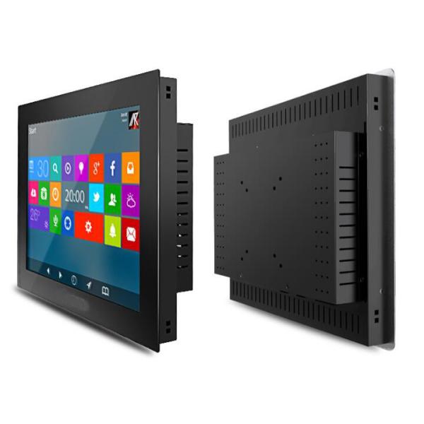 Rugged Dustproof High Bright 19 Inch LCD Resistive Touch Screen Computer Monitor Display