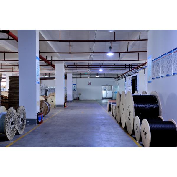 All Dielectric Self Supporting Aerial Fiber Cable Double Jacket FRP