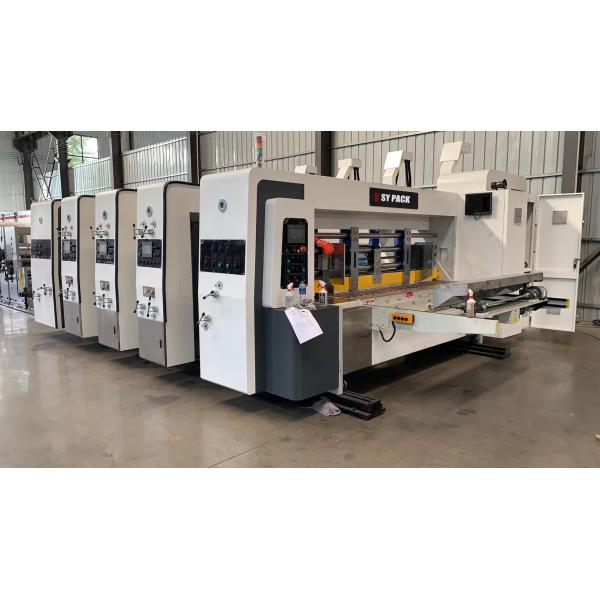 Six Colors Flexo Printer Slotter Die Cutter Machine 1224mm Intelligent