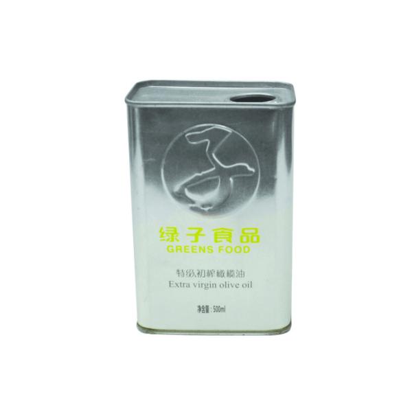 DADI 0.23-0.25mm Thickness Extra Virgin Olive Oil 500ml in Food Grade Tinplate